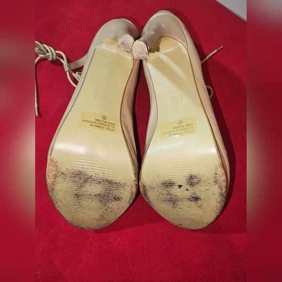 Women’s Forever Vivian Open Toe Lace Up Heels - Picture 5 of 15